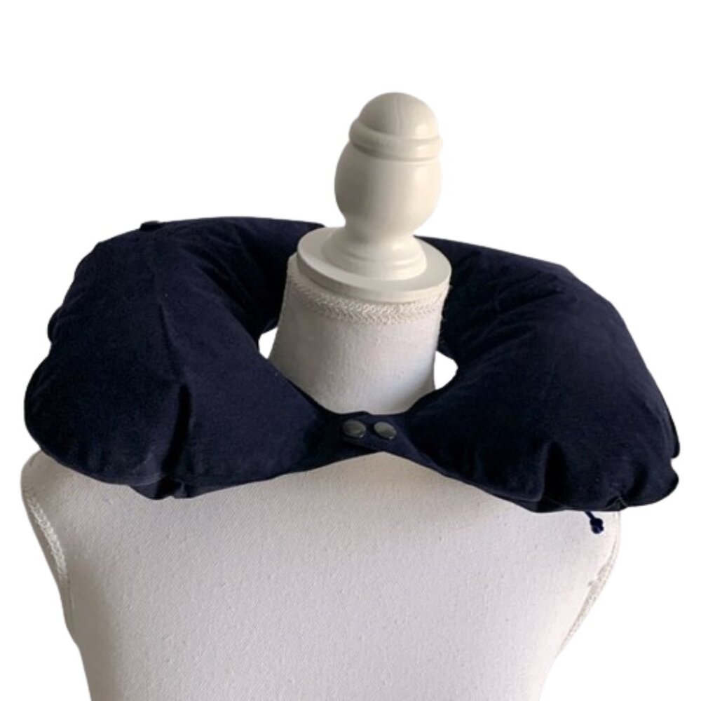 2PCS Inflatable Travel Pillow, Adjustable Inflatable Neck Pillow - Picture 5 of 7